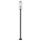 Z-Lite Sana 3 Light Outdoor Post Mounted Fixture, Black And Seedy 592PHBS-536P-BK - alternate 5
